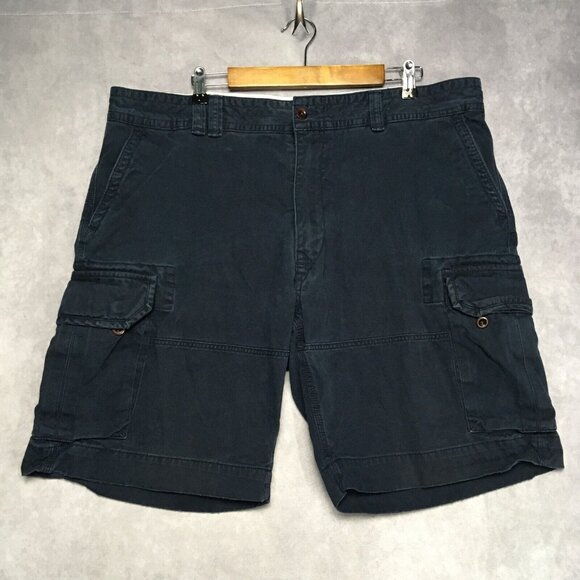 Polo Ralph Lauren Mens Cargo Shorts size 42 Dark Blue Cotton Pockets Casual - Picture 3 of 14